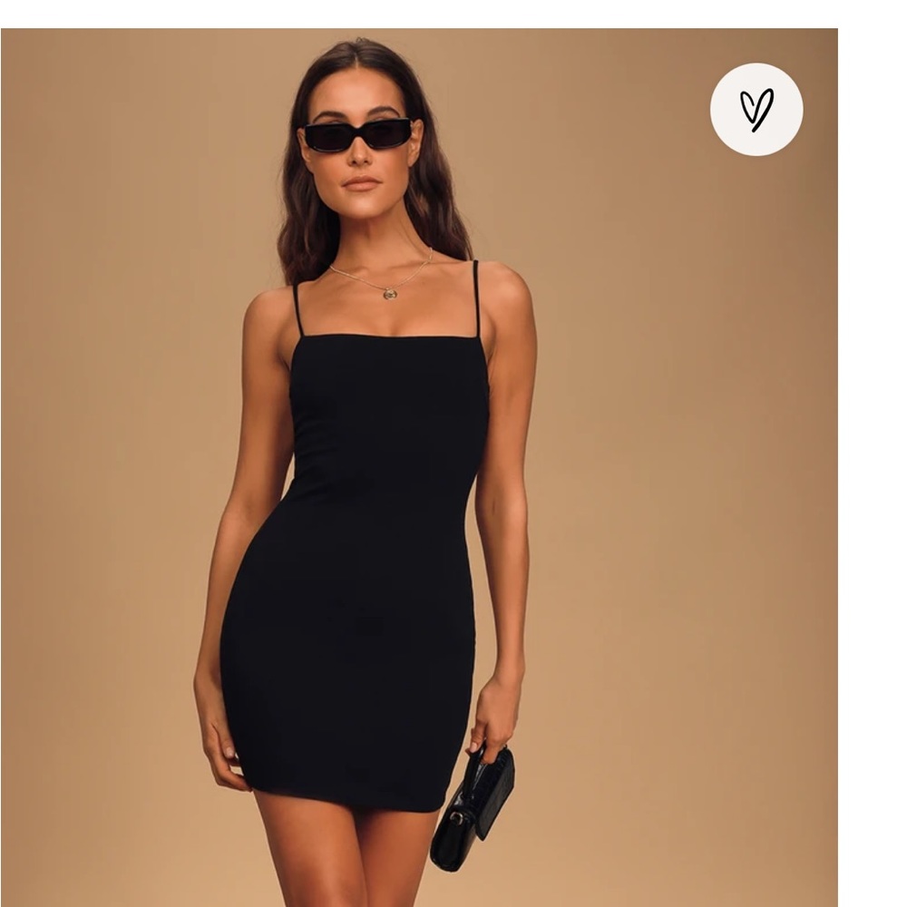 Lulus black bodycon dress. Size XS